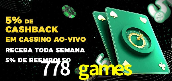 Promoções do cassino ao Vivo 778 games